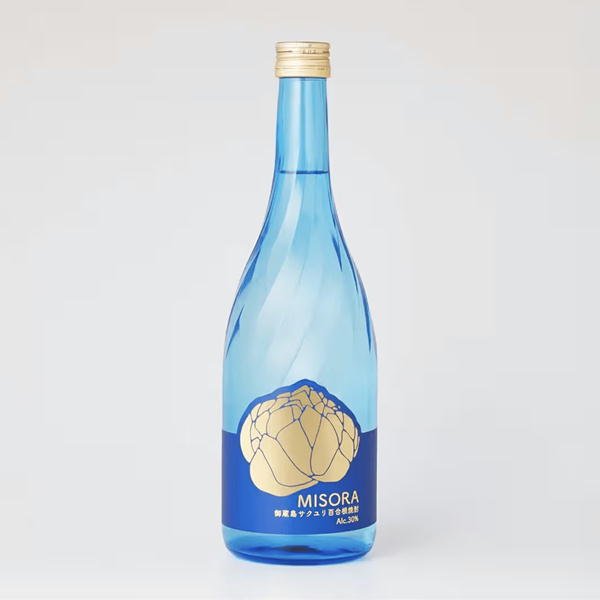 画像2: 【限定】御蔵島サクユリ百合根焼酎   みそら 30度 720ml (2)